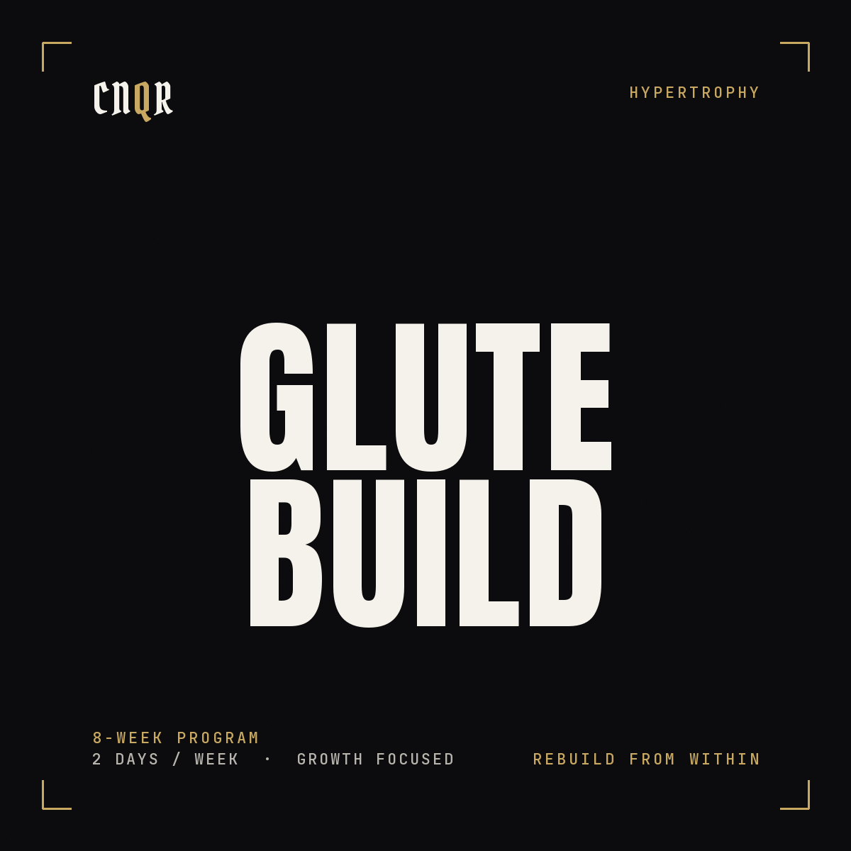 8-Week Glute Build program cover